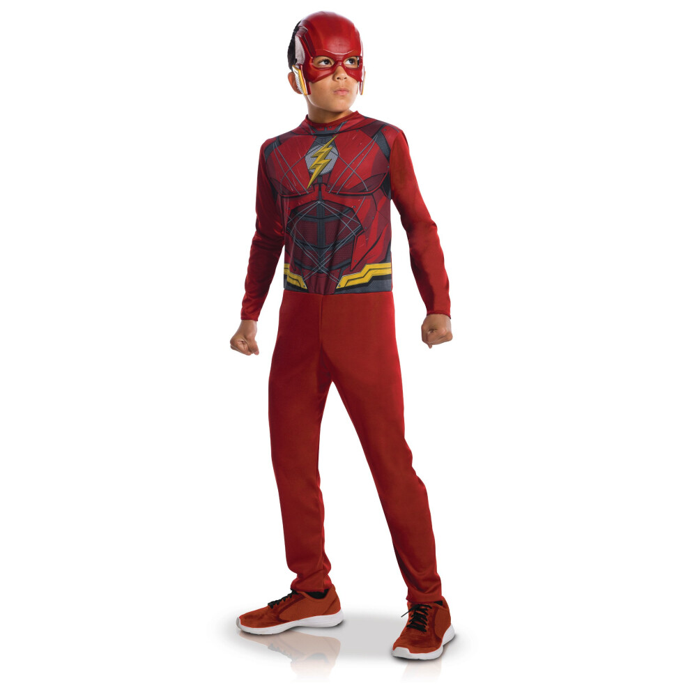 Rubies (5 To 6 Years (110 To 116 Cm)) Classic Flash Justice League Boy Costume