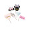 Rubies 6 Metallic Effect Accessories for Premium Minnie Photobooth 1