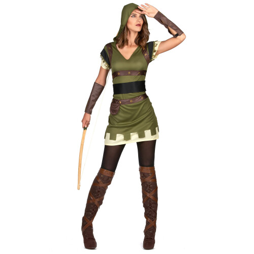 Rubies (L) Women's Green Wood Archer Costume 1