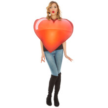 Adult Heart Emoji Costume