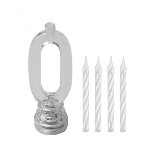 Rubies LED number 0 candles 2