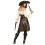 Rubies Brown pirate costume for women 3