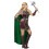 Rubies (M) Women's fur Viking costume with cape 3