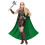 Rubies (M) Women's fur Viking costume with cape 1