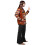 Rubies (XL) Men's nature hippie costume 3