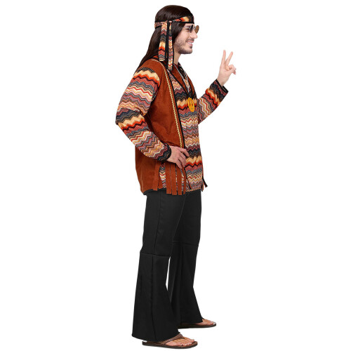 Rubies (XL) Men's nature hippie costume 2