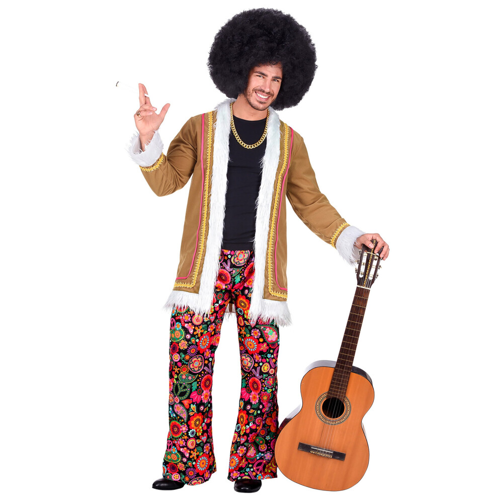 Rubies (L) Woodstock Hippie Costume For Men White