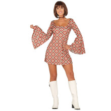 (L (42-44)) Women's diamond disco dress costume