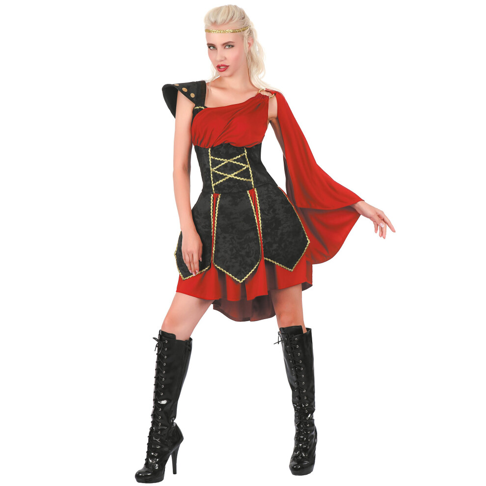Rubies (M) Women's Gladiator Costume Red
