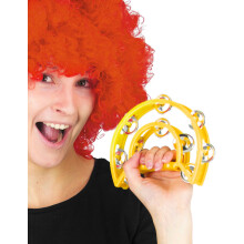 Yellow tambourine 40 cm