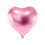 Rubies Hjertefolieballon, 45 cm, lyserød, 1 stk. 1