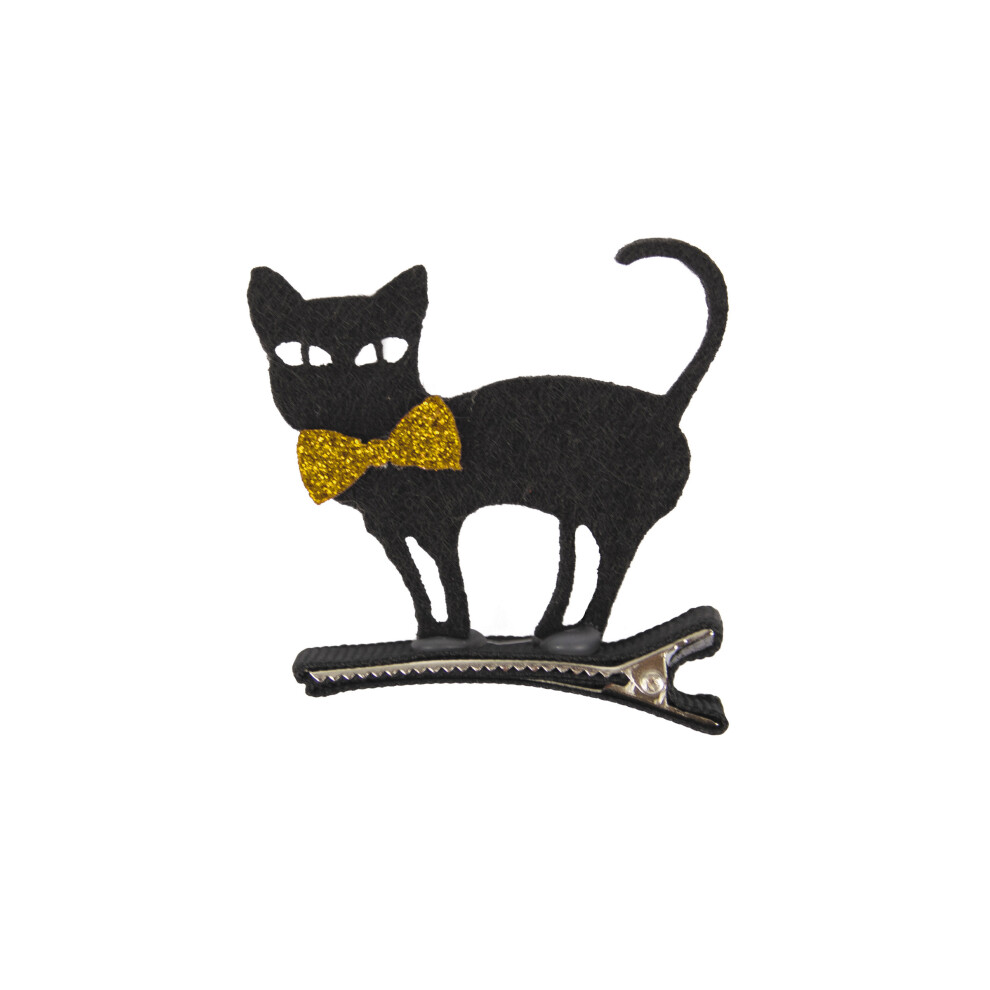 Black cat felt barrette-image-OPC-PJ9WK9J-NEW