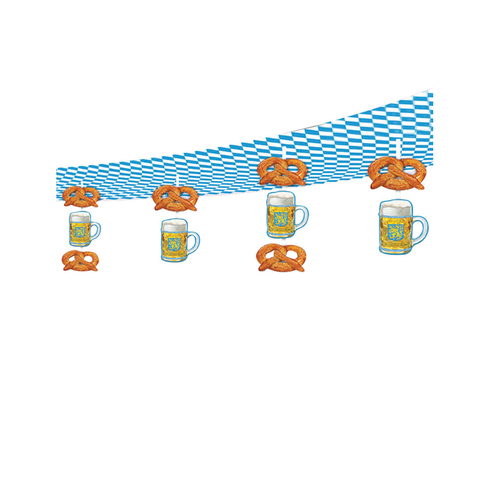 Rubies Beer And Pretzel Suspensions For The Oktoberfest Light/Blue/White