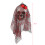 Rubies Skull bride hanging decoration 15 x 30 cm 2