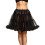 Rubies Women's black mid-length petticoat 1
