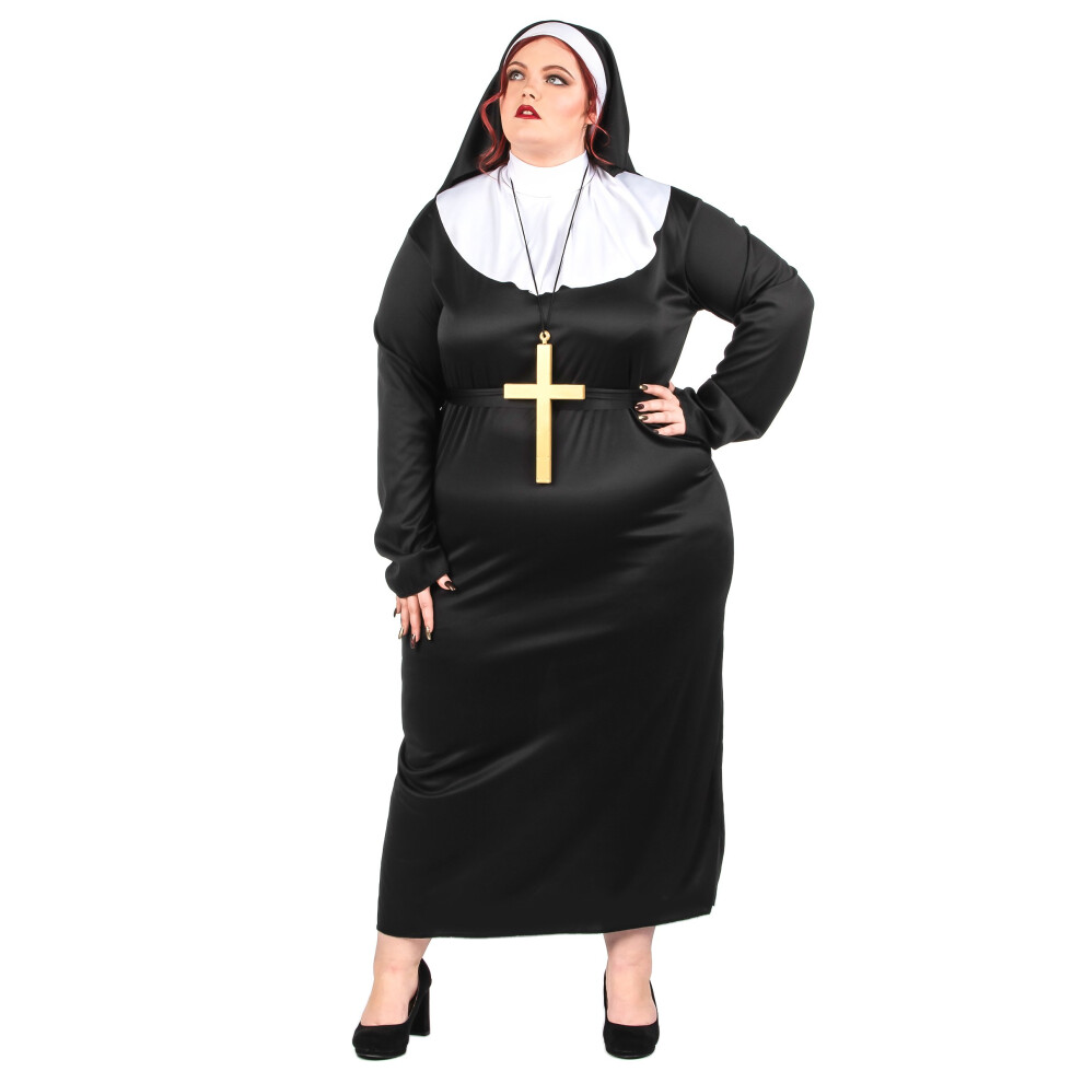 Rubies Plus Size Nun Costume For Women Black