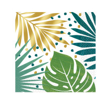 16 Tropical Chic Paper Napkins 33 x 33 cm