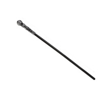Silver scepter cane 80 cm