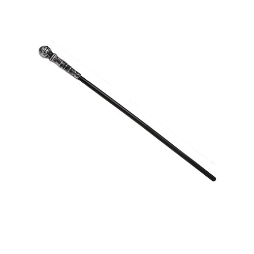 Rubies Silver scepter cane 80 cm