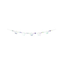 Holographic Mermaid Cardboard Garland 1.65m