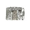 Rubies Adult silver sequin belt 2