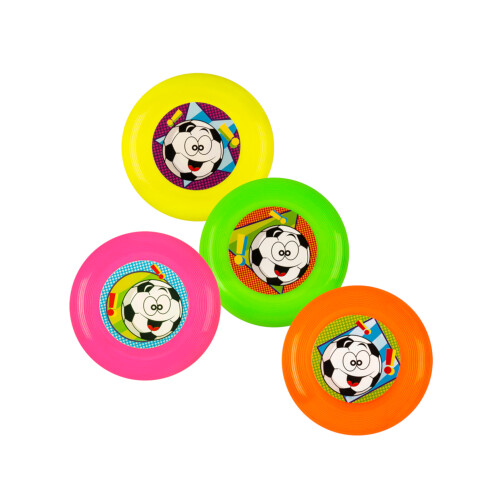 Rubies Piñata accessories 4 multicolored frisbees 9 cm