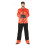 Rubies Red and gold Chinese costume for men 1