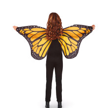 Orange butterfly wings 110 x 50 cm child