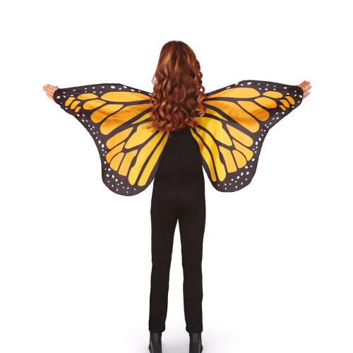 Rubies Orange butterfly wings 110 x 50 cm child