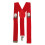 Rubies Children's red suspenders 2