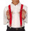 Rubies Children's red suspenders 1