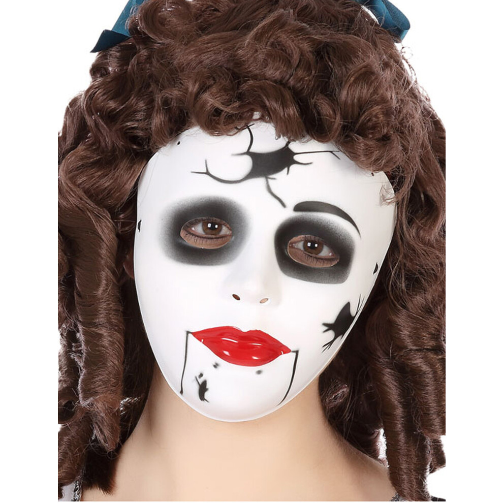 Rubies Adult Cracked Doll Mask
