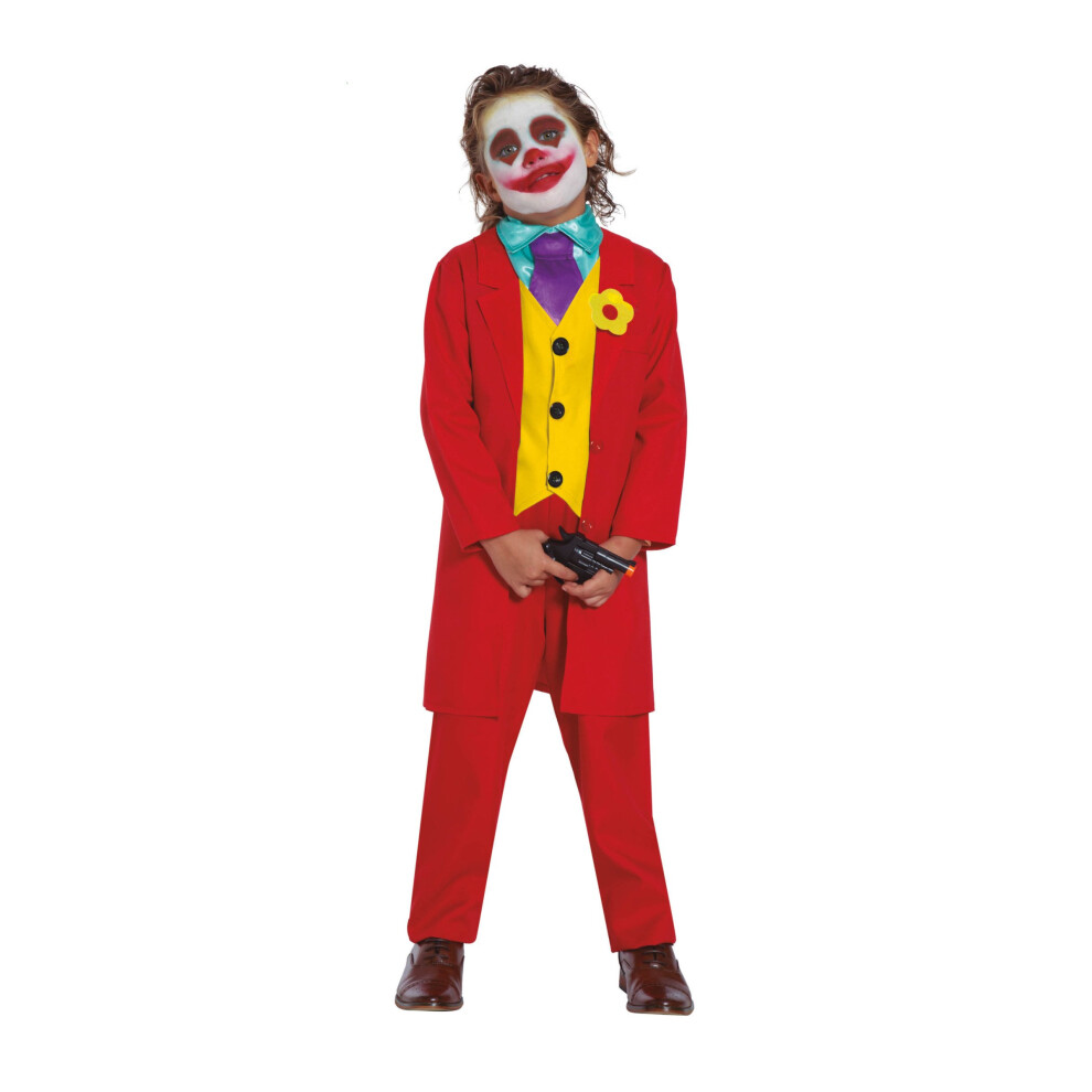 Rubies (5 To 6 Years (110-115 Cm)) Crazy Clown Costume For Children Red