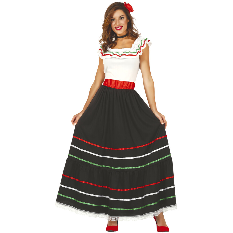 Rubies (L (42-44)) Long Mexican Costume For Women