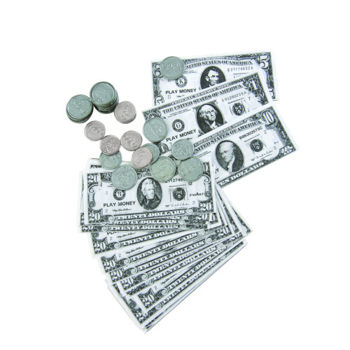 Rubies Dollar bills and coins kit