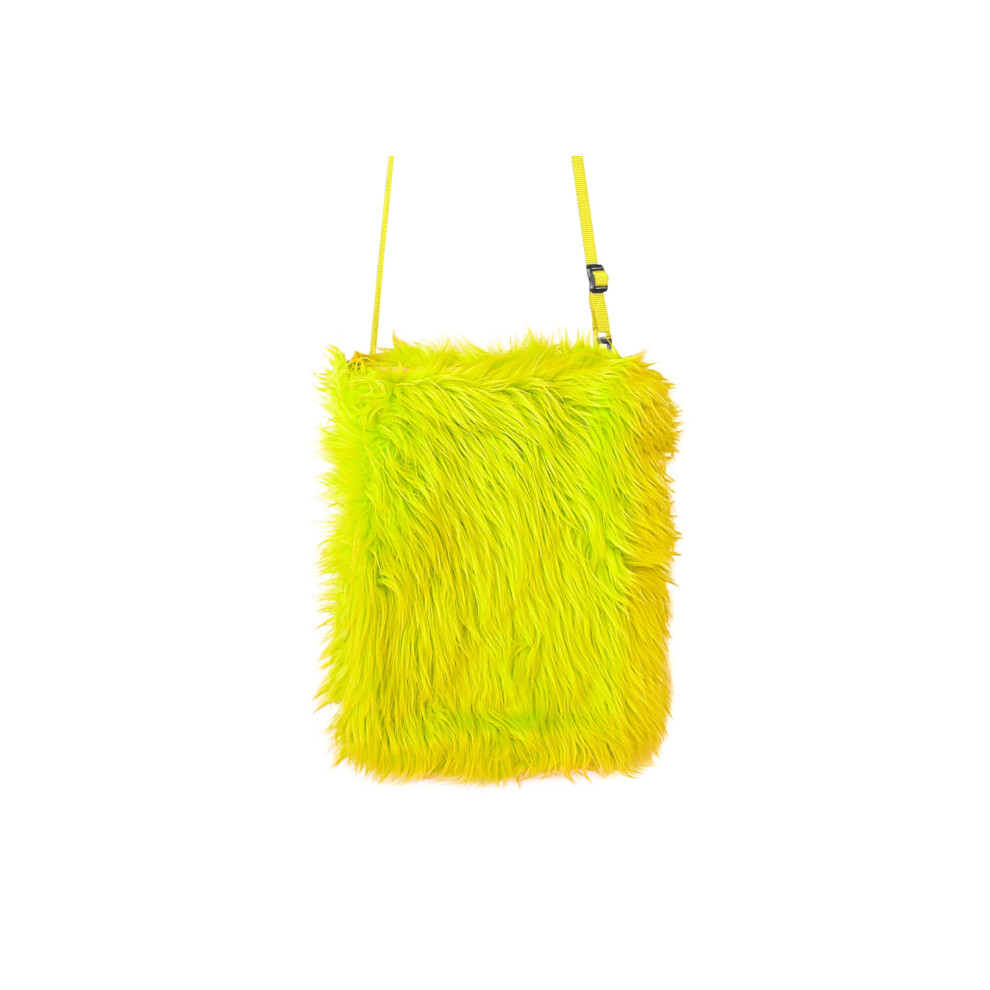 Rubies Neon Yellow Plush Bag