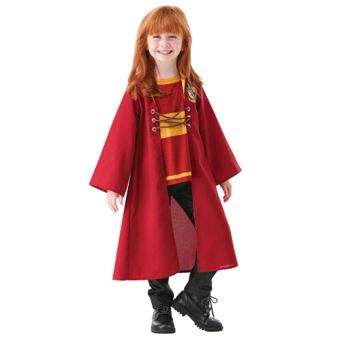 Rubies KINDER QUIDDITCH KOSTUUM 7/8 JAAR Rood, Bordeaux 1