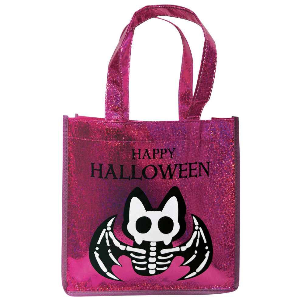 Rubies Bat Skeleton Sequin Bag Pink