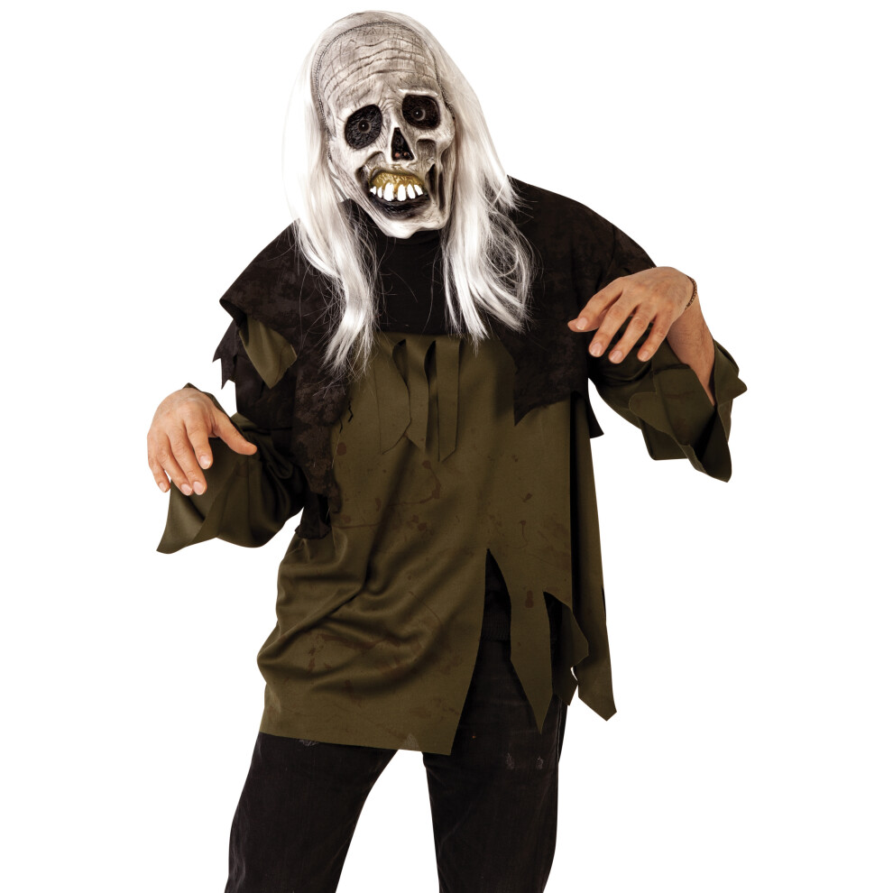 Rubies Adult Zombie Mask And Wig