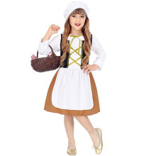 (8-10 years (140 cm)) Medieval maid costume for girls