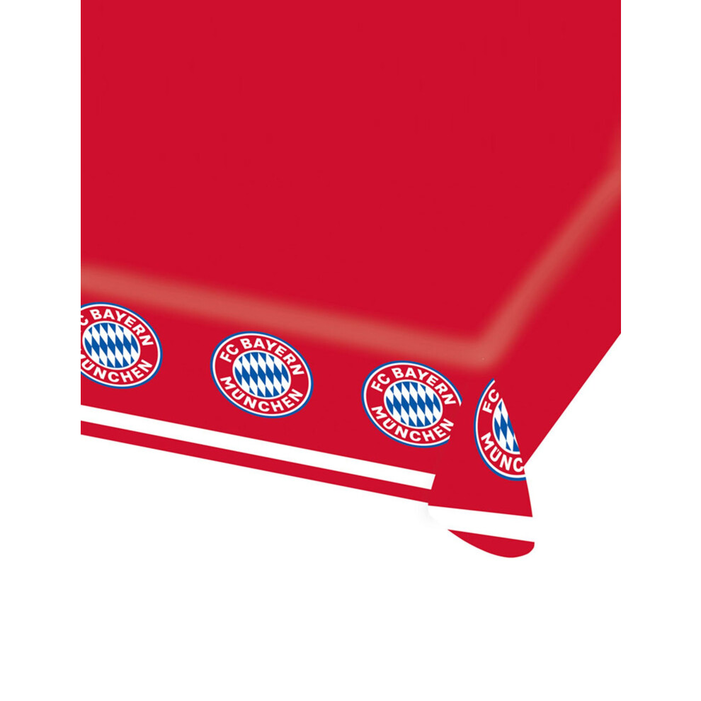Rubies Fc Bayern Munich Paper Tablecloth 120 X 180 Cm Red