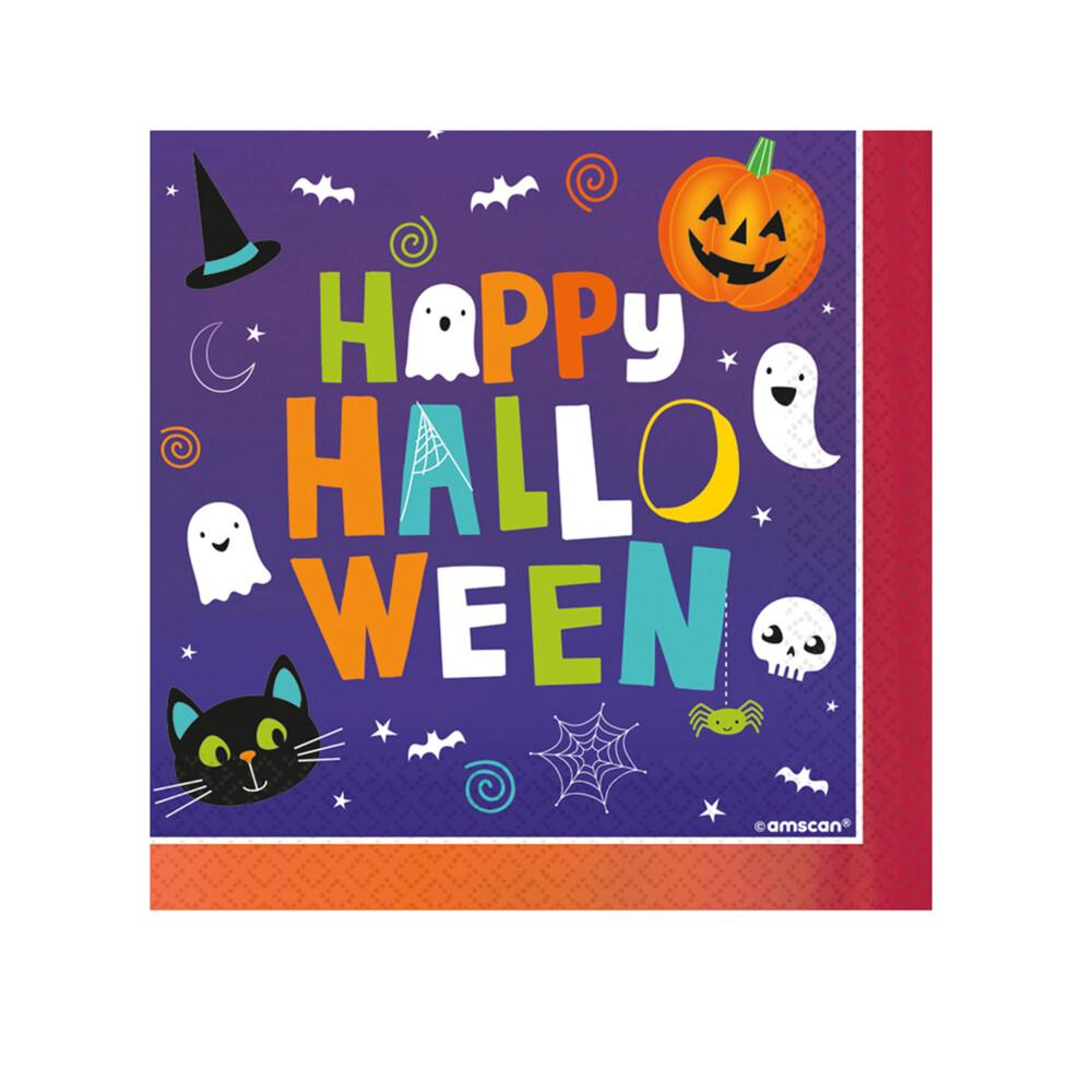 16 Halloween Friends Paper Napkins 33x33 cm