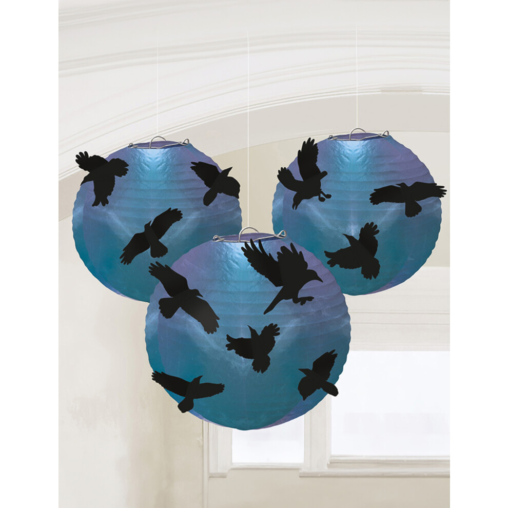 3 Lanterns with Boneshine Fever Crows