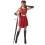 Rubies (S) Medieval warrior costume for women 1