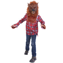 (L 10-12 years (130-140 cm)) Boy's werewolf costume