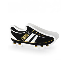 6 Football shoe invitation cards 19.5 x 9 cm