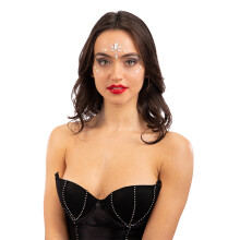 Phosphorescent crystal adhesive tattoos for women