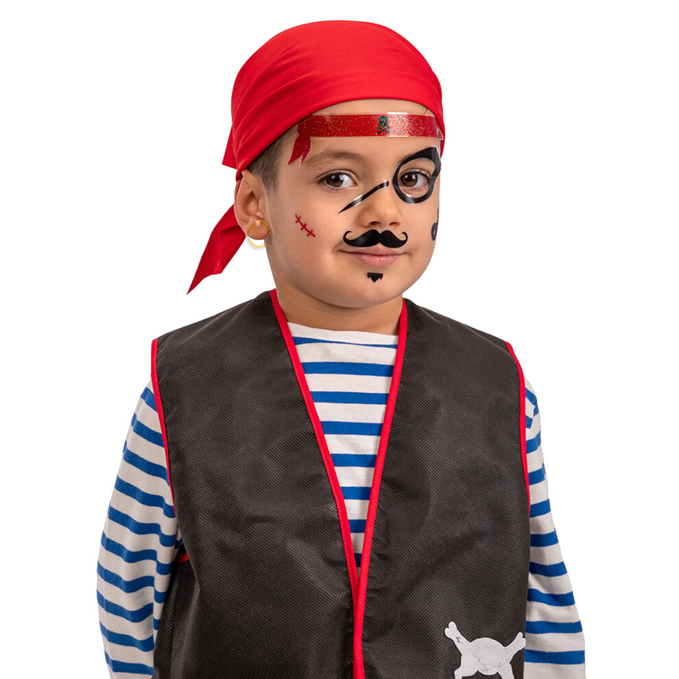 Rubies Pirate Adhesive Tattoos For Children