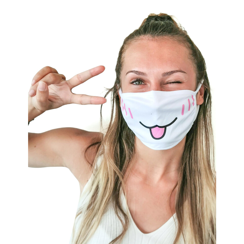 Rubies Adult Cat Print Nose Mask