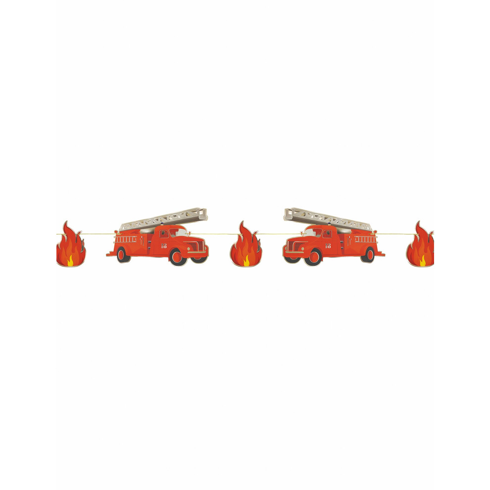 Rubies Firefighter Cardboard Garland 3 M